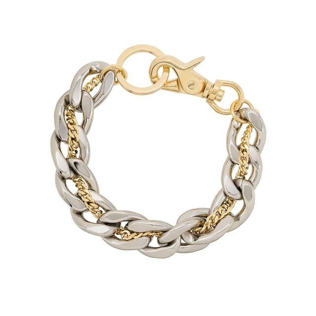 sacai(サカイ)のdouble chain bangle メンズのアクセサリー(ブレスレット)の商品写真