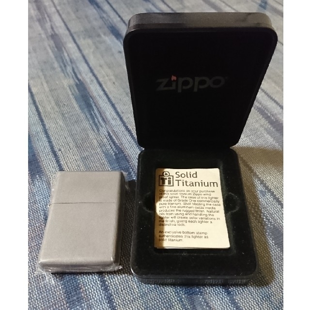 zippo ソリッドチタン