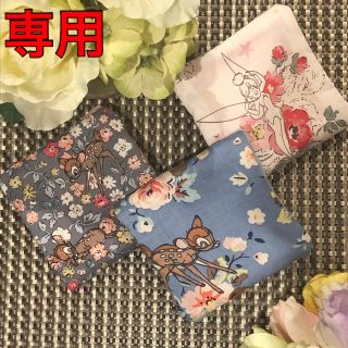 キャスキッドソン(Cath Kidston)のcoco様専用　ガーゼハンカチ　ハーフサイズ　3点(ハンカチ/バンダナ)