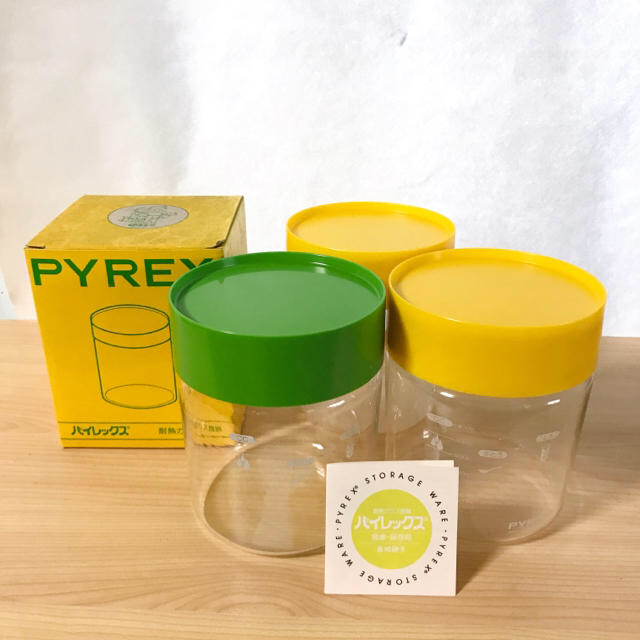 Pyrex(パイレックス)のオールドパイレックス ピチパック保存容器3個セット インテリア/住まい/日用品のキッチン/食器(容器)の商品写真