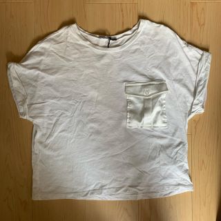 ザラ(ZARA)のシンプル 白Tシャツ(Tシャツ(半袖/袖なし))