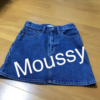 マウジー(moussy)のmoussy  デニムスカート(ミニスカート)