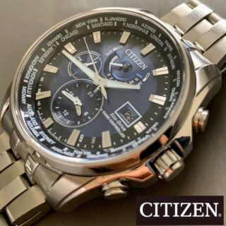 シチズン(CITIZEN)のシチズン 電波ソーラー サファイアガラス クロノグラフ CITIZEN 腕時計(腕時計(デジタル))