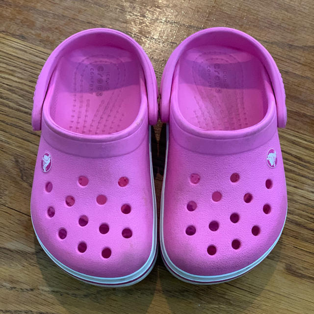 crocs(クロックス)の『あーちゃん様専用』CROCS クロックス　C7 15cm キッズ/ベビー/マタニティのキッズ靴/シューズ(15cm~)(サンダル)の商品写真