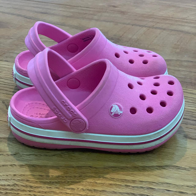 crocs(クロックス)の『あーちゃん様専用』CROCS クロックス　C7 15cm キッズ/ベビー/マタニティのキッズ靴/シューズ(15cm~)(サンダル)の商品写真