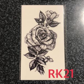 即購入OK★ミニ☆タトゥーシール☆RK21☆薔薇☆Rose(その他)