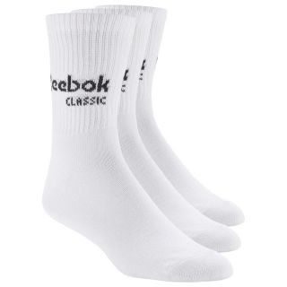 リーボック(Reebok)のReebok クラシックス コア クルーソックス 3足組 22-24cm 白(靴下/タイツ)