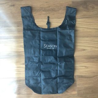 タカシマヤ(髙島屋)の【値下げ 新品・未使用】SEASON STYLE LAB エコバッグ ブラック(エコバッグ)