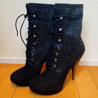 ジュゼッペザノッティ(GIUZEPPE ZANOTTI)のGiuseppe Zanotti ジュゼッペザノッティ スワロフスキー  ブーツ(ブーツ)