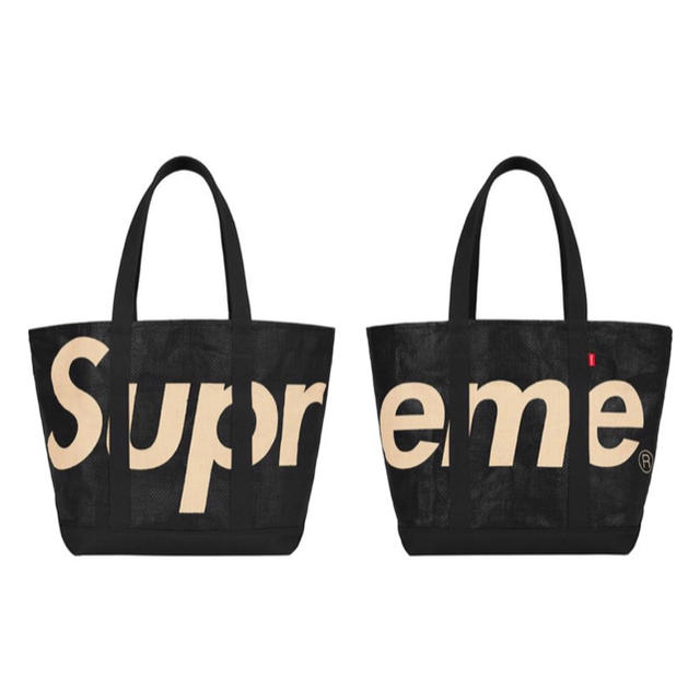 Supreme(シュプリーム)の supreme Raffia Tote black トート メンズのバッグ(トートバッグ)の商品写真