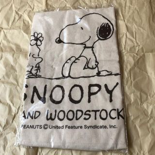 スヌーピー(SNOOPY)の【新品未使用】スヌーピー　SNOOPY エコバッグ　コットンエコバッグ(キャラクターグッズ)