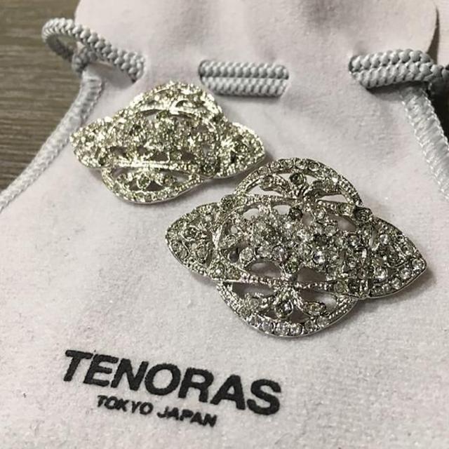 TENORAS(ティノラス)の新品 ティノラス× スワロフスキー シューピアス 合金 シルバー メンズのファッション小物(その他)の商品写真