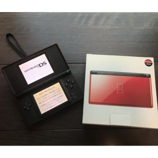 ニンテンドーDS(ニンテンドーDS)のNintendo DS ニンテンド-DS LITE クリムゾン/ブラック(携帯用ゲーム機本体)