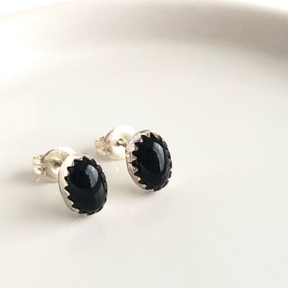 silver925 Onyx pierce(ピアス)