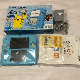 ニンテンドー2DS(ニンテンドー2DS)の【即日発送】ニンテンドー2DS本体 ポケットモンスター サン・ムーン　ケース付き(携帯用ゲーム機本体)