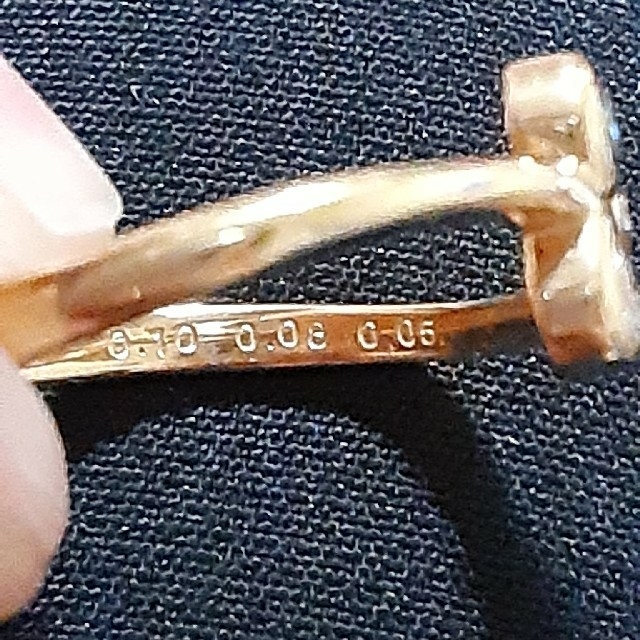 ダイヤモンド　リング　k10 　13.5号 レディースのアクセサリー(リング(指輪))の商品写真