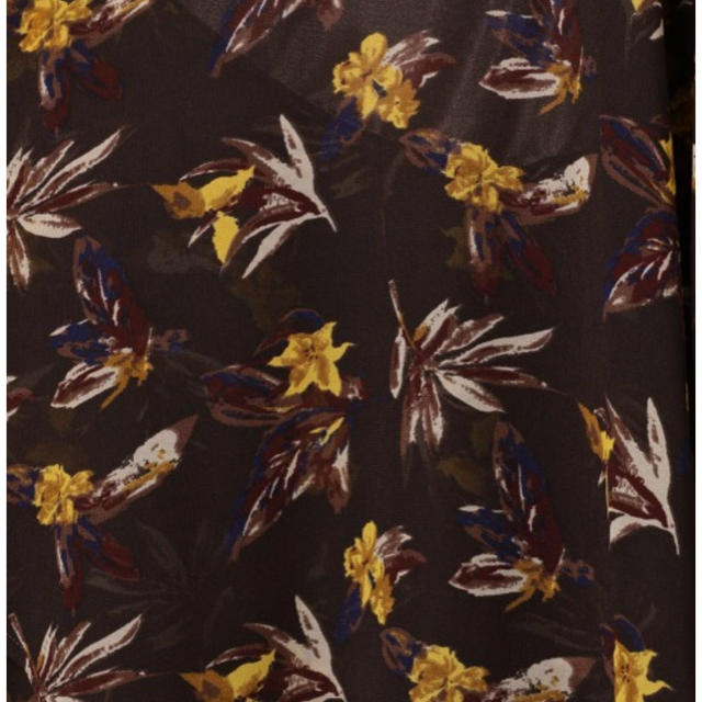 JEANASIS(ジーナシス)のシアーティアードアシメスカート/ブラウン レディースのスカート(ロングスカート)の商品写真