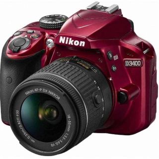 ニコン(Nikon)のNikon D3400 18-55 VR +70-300 VR kit RED(デジタル一眼)