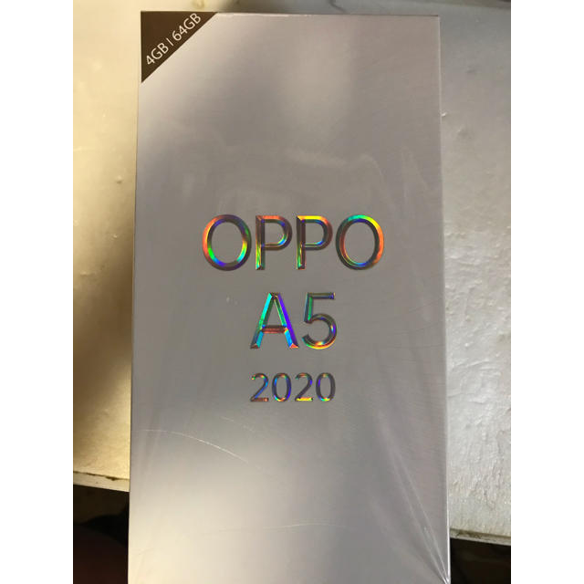 Rakuten(ラクテン)の新品　OPPO A5 2020 スマホ/家電/カメラのスマートフォン/携帯電話(スマートフォン本体)の商品写真