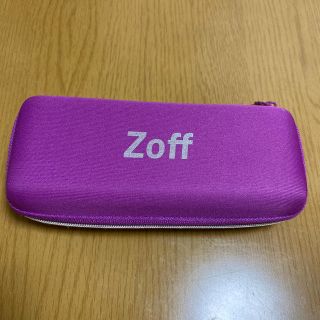 ゾフ(Zoff)のzoff メガネケース　パープル(ポーチ)