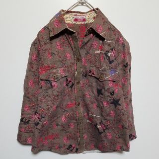 ポールスミス(Paul Smith)のポールスミス　総柄花柄　七分長袖シャツ　ブラウス(シャツ/ブラウス(長袖/七分))