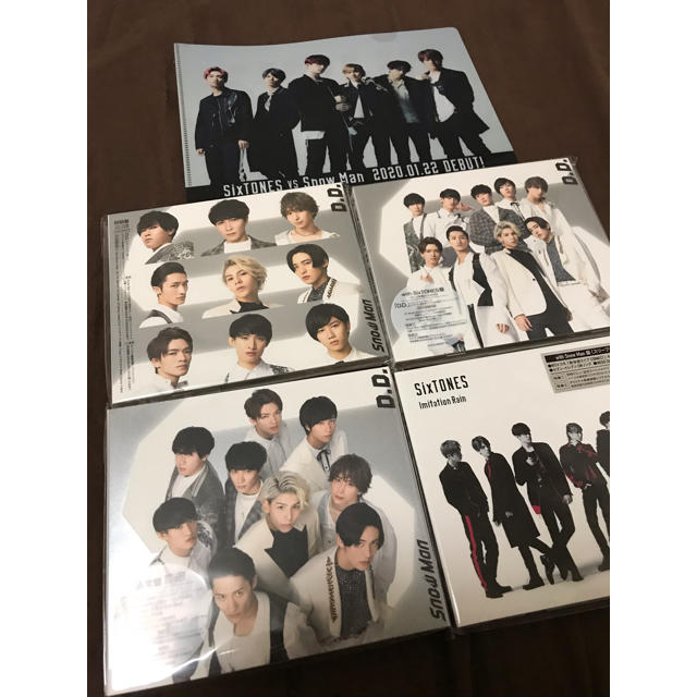 Snow Man vs SixTONES 特典ファイル付きCD4枚セット