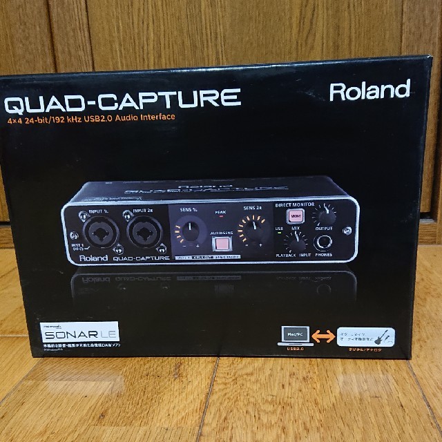 2021人気新作 Roland - Roland QUAD-CAPTURE オーディオインターフェイス オーディオインターフェイス