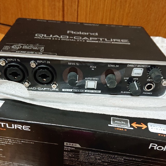 Roland(ローランド)のRoland QUAD-CAPTURE オーディオインターフェイス 楽器のDTM/DAW(オーディオインターフェイス)の商品写真