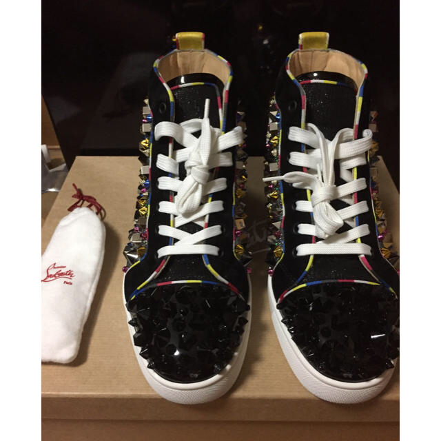 Christian Louboutin(クリスチャンルブタン)のルブタンハイカットスニーカー２足 メンズの靴/シューズ(スニーカー)の商品写真