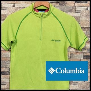 コロンビア(Columbia)のコロンビア スポーツシャツ 半袖 レディース グリーン(Tシャツ(半袖/袖なし))