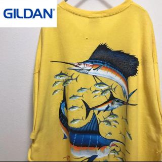 ギルタン(GILDAN)のGILDANギルダン•F.H.Davis•フィッシングアニマルTシャツ(Tシャツ/カットソー(半袖/袖なし))