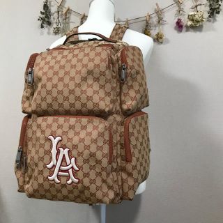 グッチ(Gucci)のnaonao様専用☆グッチ GG柄 LAエンゼルス バックパック リュック(バッグパック/リュック)