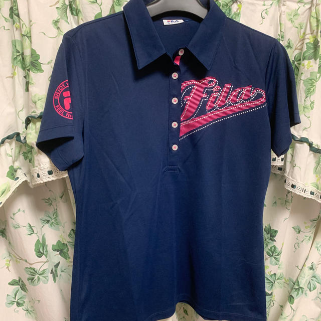 FILA(フィラ)の⛳️❤️ゴルフレディース👚FILA ポロシャツ👚サイズ　ＬＬ スポーツ/アウトドアのゴルフ(ウエア)の商品写真