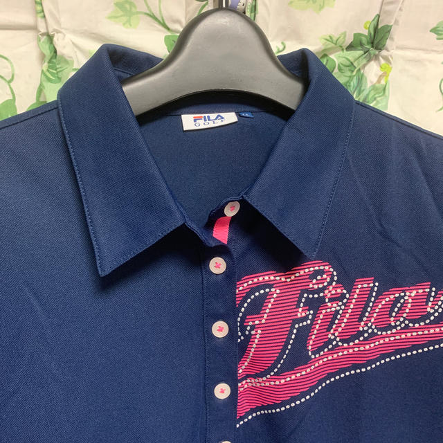 FILA(フィラ)の⛳️❤️ゴルフレディース👚FILA ポロシャツ👚サイズ　ＬＬ スポーツ/アウトドアのゴルフ(ウエア)の商品写真