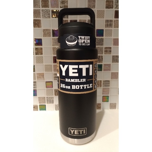 YETI ランブラー26oz ボトルチャグキャップ付き真空ボトル