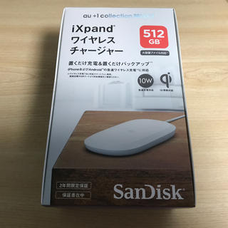 サンディスク(SanDisk)のしおり様専用xpand ワイヤレスチャージャー512GB(バッテリー/充電器)