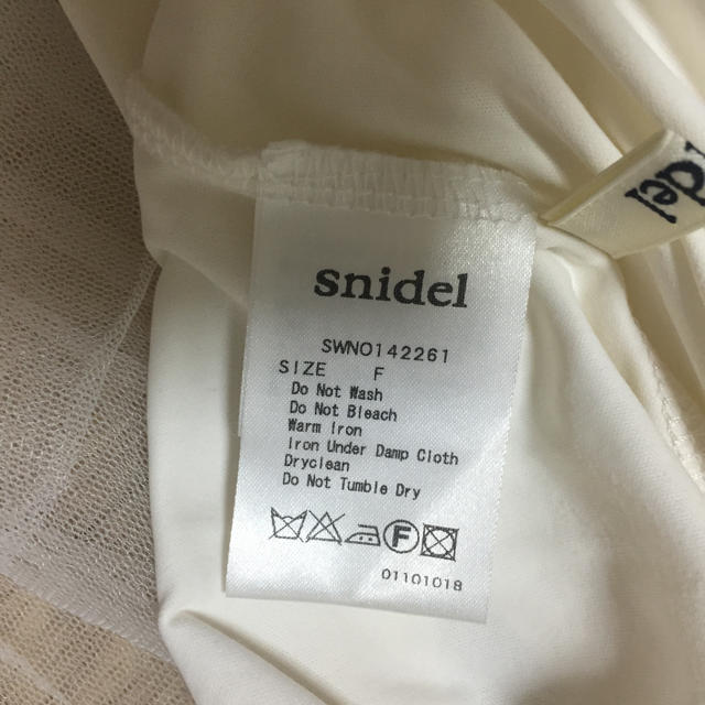 SNIDEL(スナイデル)のスナイデル ワンピース レディースのワンピース(ミニワンピース)の商品写真