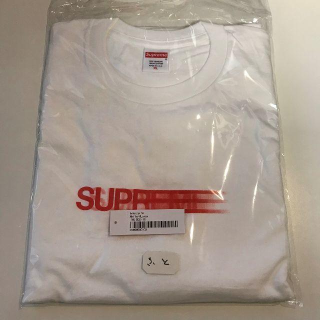 XL 白 Supreme Motion Logo Tee