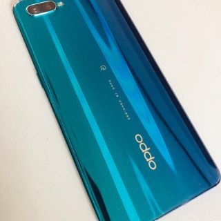 アンドロイド(ANDROID)のOPPO Reno A 128GB ブルー(スマートフォン本体)