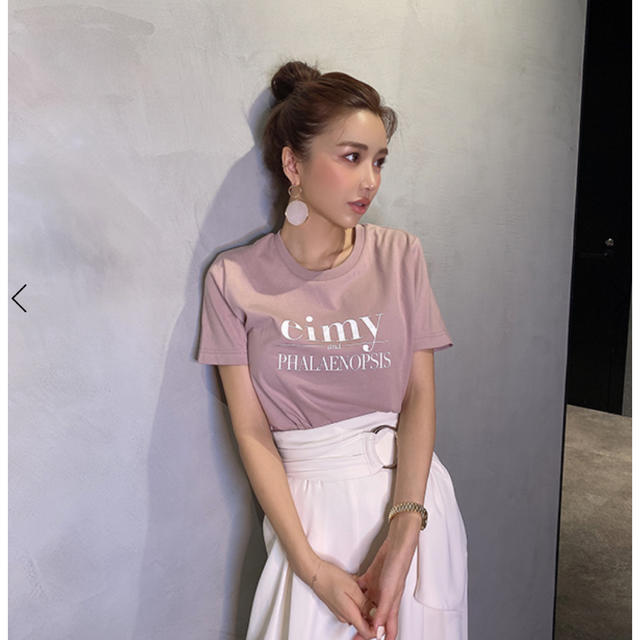 eimy エイミー　ロゴTシャツ　ピンク　今季完売商品