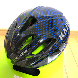 (2020国内未発売)KASK Protone ヘルメットMサイズ ドットブルー