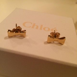 クロエ(Chloe)のChloe♡ゴールドピアス(ピアス)