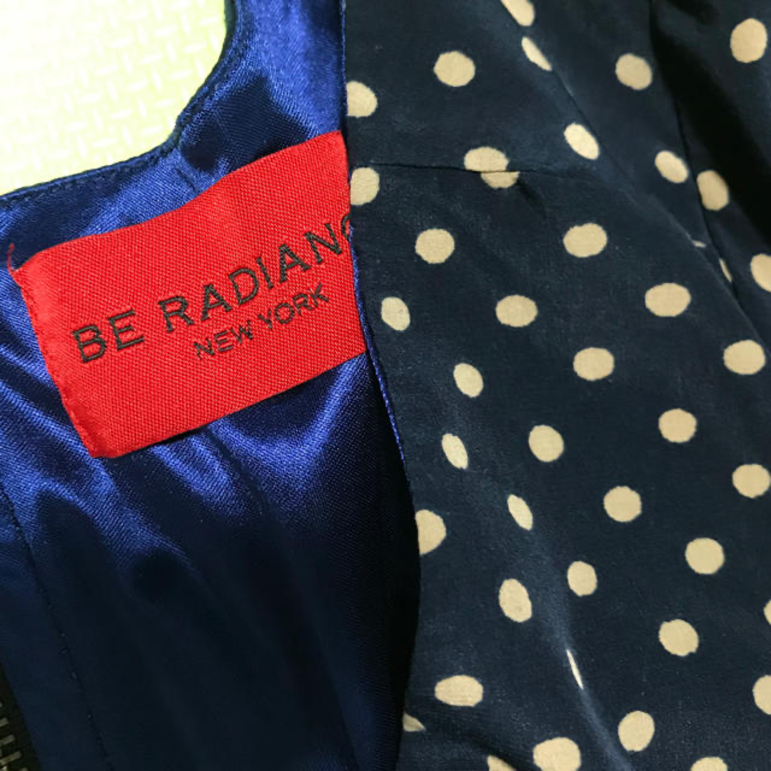 BE RADIANCE(ビーラディエンス)の【美品】BE RADIANCE ワンピース ドット柄 レディースのワンピース(ミニワンピース)の商品写真