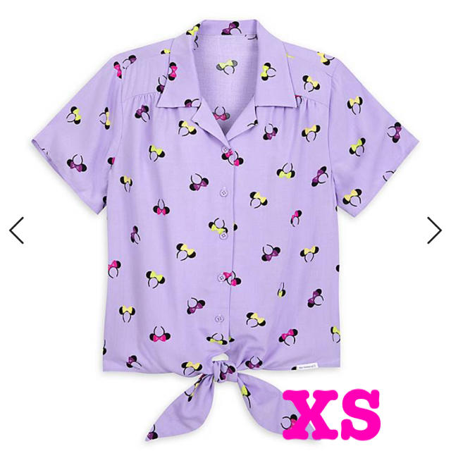 Disney(ディズニー)のミニー カチューシャ ブラウス（レディース） レディースのトップス(シャツ/ブラウス(半袖/袖なし))の商品写真