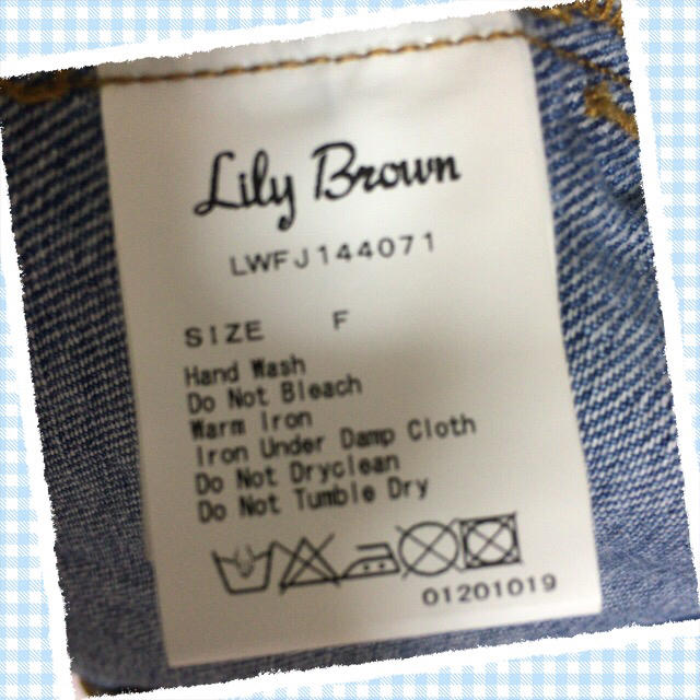 Lily Brown(リリーブラウン)の♡ライダースデニムジャケット♡ レディースのジャケット/アウター(Gジャン/デニムジャケット)の商品写真