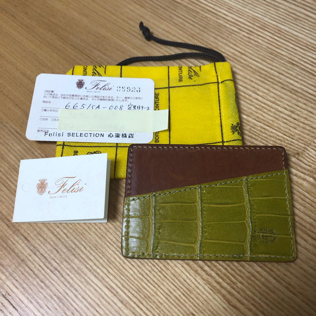 Felisi(フェリージ)のフェリージ カードケース 665/SA メンズのファッション小物(名刺入れ/定期入れ)の商品写真