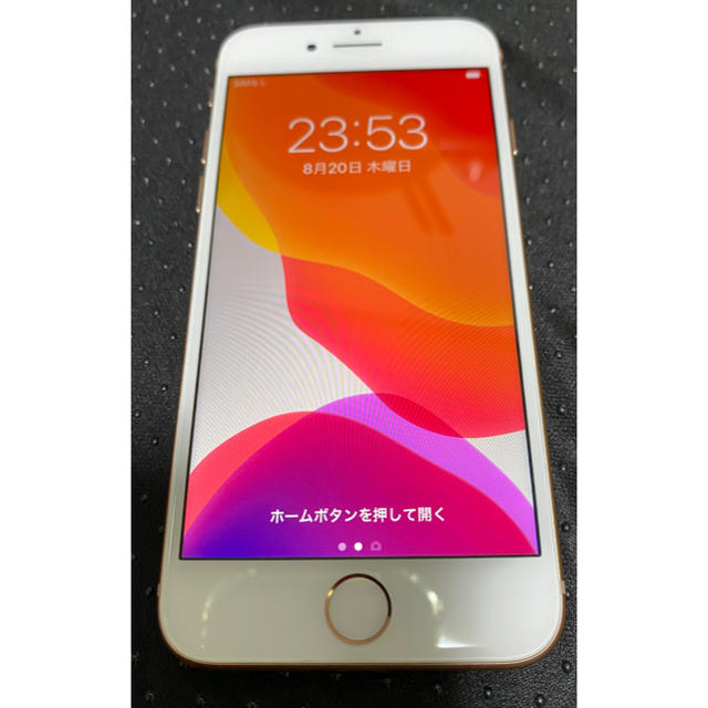 iphone8　64GB simフリー　ゴールド