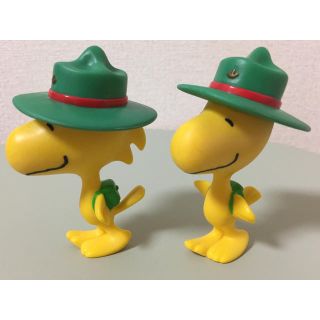 スヌーピー(SNOOPY)のsimply snoopy figure ウッドストックフィギュア2体セット(アニメ/ゲーム)