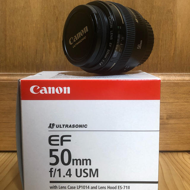スマホ/家電/カメラCanon EF 50mm f1.4 USM 単焦点レンズ