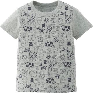 ユニクロ(UNIQLO)のUNIQLOユニクロ★UT大型店限定BABYミッフィーグラフィックTグレー80(Ｔシャツ)